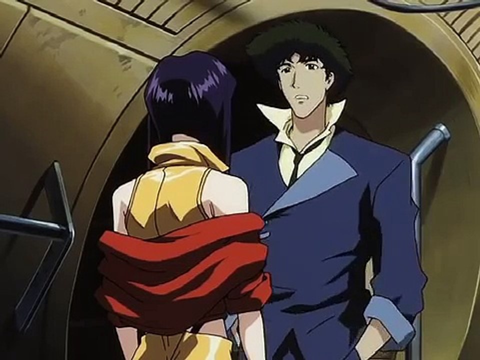 Cowboy Bebop - Spike Spiegel and Faye Valentine scene - "Look at my eyes Faye..."