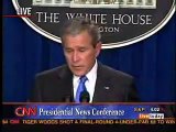 Bush admits Iraq/Saddam had nothing to do with 9/11