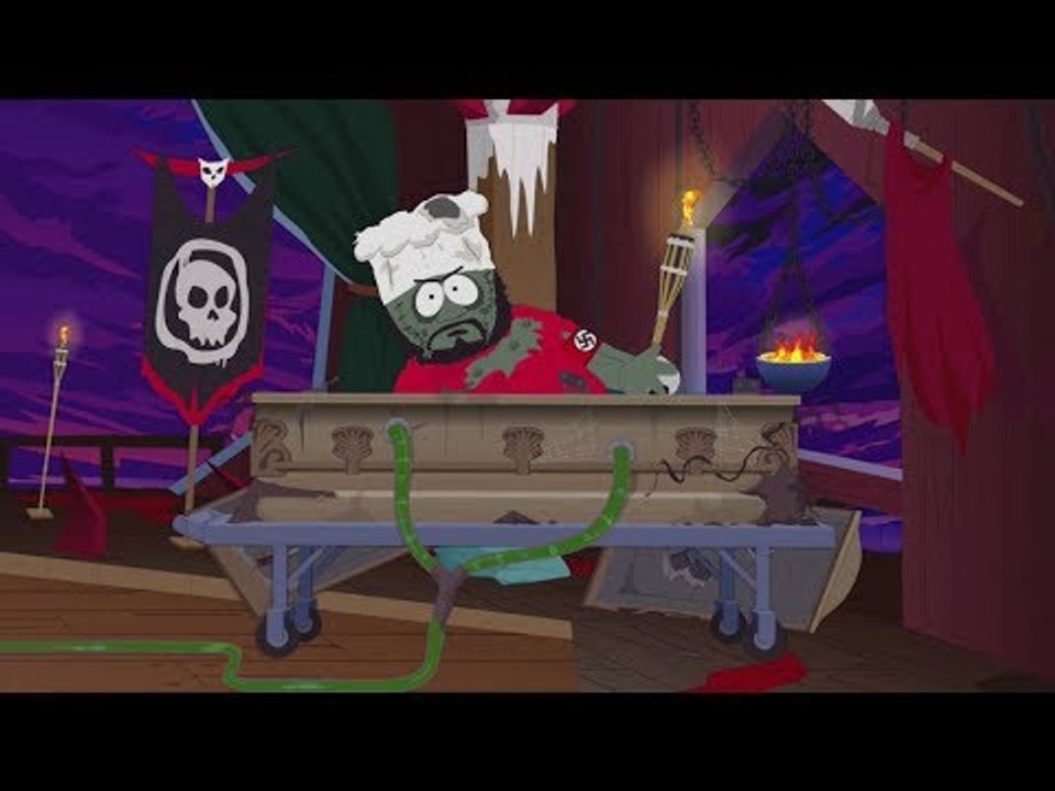 South Park: The Stick of Truth - Nazi Zombie Chef Boss Battle HD