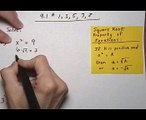 quadratic equations by square root method, basics