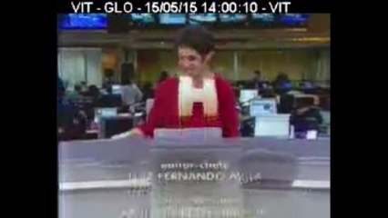 Sexta-feira, 15/05/2015: Locutor da TV Gazeta erra o dia no encerramento do JH