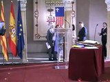 Toma de posesión de Iglesias como presidente de Aragón