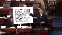 Senator Franken Explains a Tom Toles Cartoon