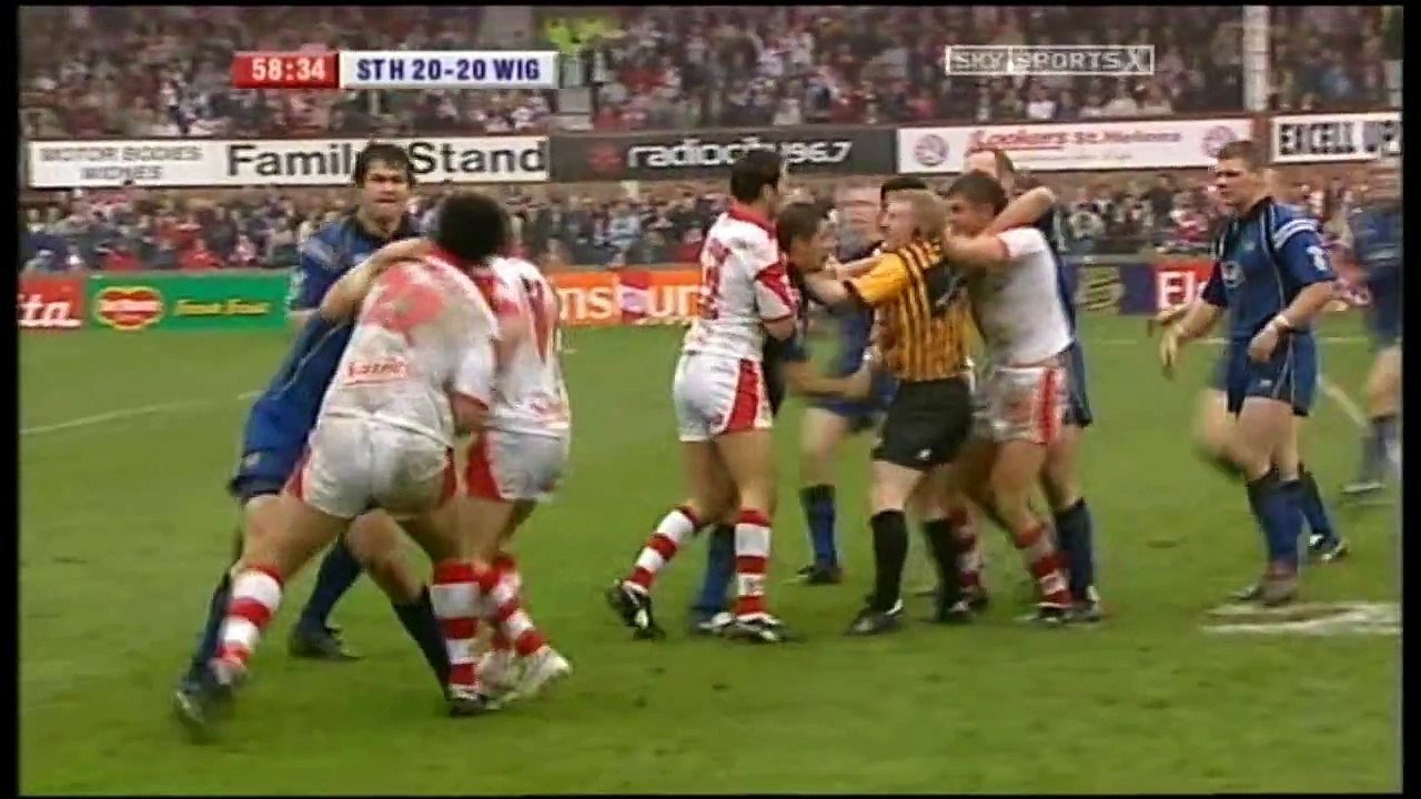 St Helens v Wigan - Good Friday Brawl 2004