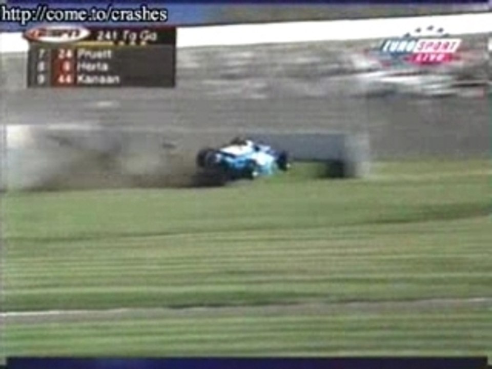 Race car fatal crash