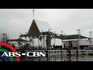 Leyte, inuulan bago ang pagbisita ni Pope