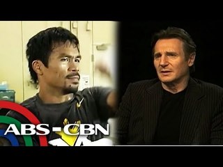 Liam Neeson ginaya si Pacquiao