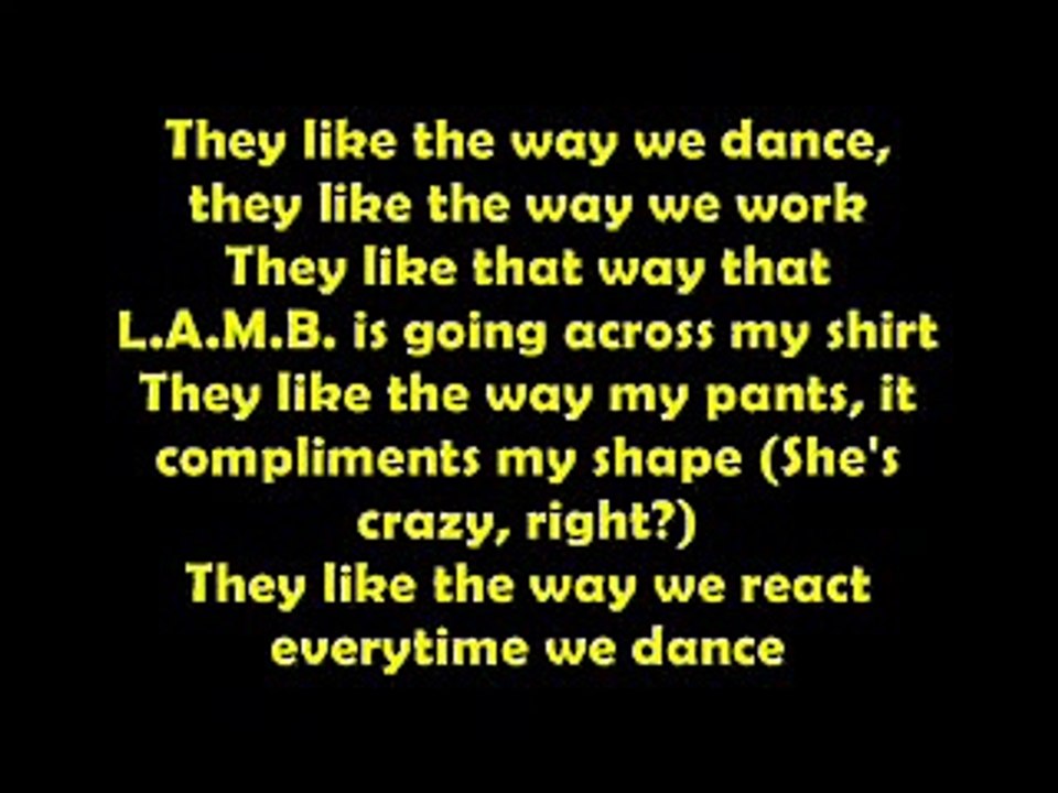 Wind It Up Lyrics On Screen by Gwen Stefani