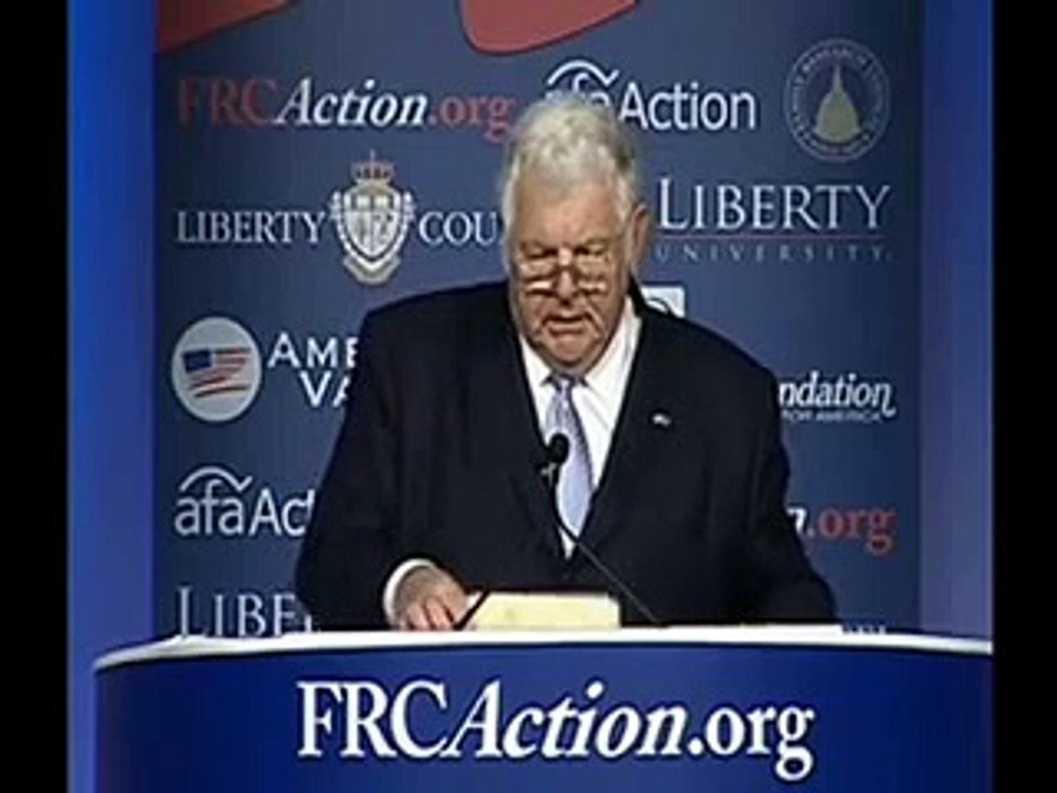 Bill Bennett at Values Voter Summit