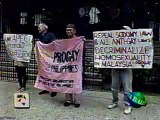 Anti-homophobia protests @ Malaysian embassy in Manila
