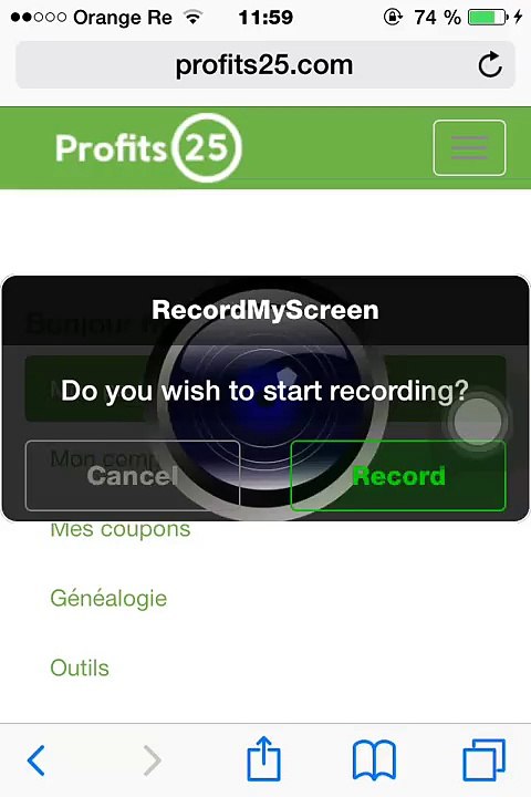 Profits25 4 coupons Offert !