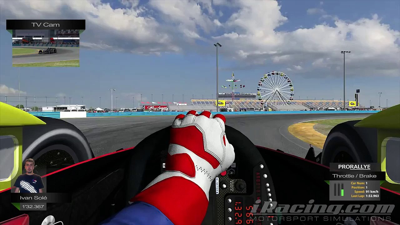 iRacing Dallara indycar @ Daytona Road RACE WORLD RECORD | Setup & Hotlap 1'32.367
