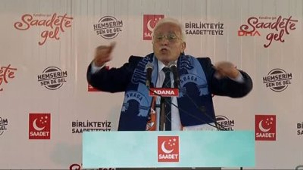 Adana - Sp ve BBP Liderleri Mustafa Destici ve...