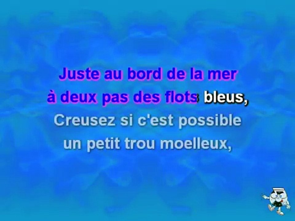 KARAOKE GEORGES BRASSENS - Supplique pour être enterré à la plage de Sète