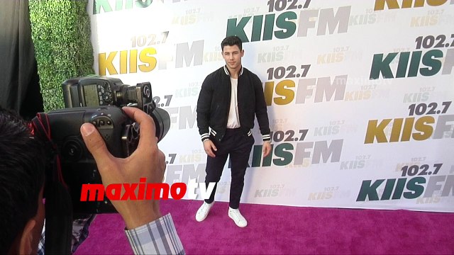 Nick Jonas KIIS FM Wango Tango 2015 Pink Carpet Arrivals
