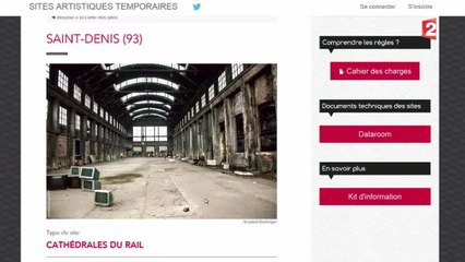 Sites artistiques temporaires