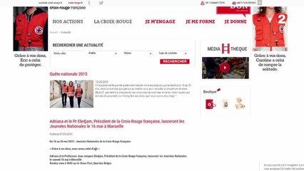 Les journées internationales de la Croix rouge du 16 au 24 mai