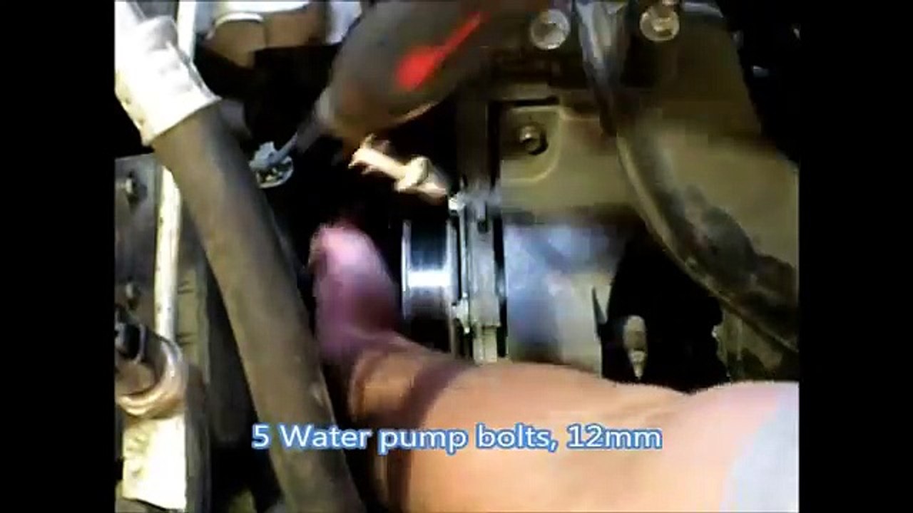 2009 Corolla 2ZR-FE 1.8L Water Pump Replacement