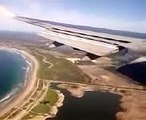 Qantas 747-400 Landing Sydney