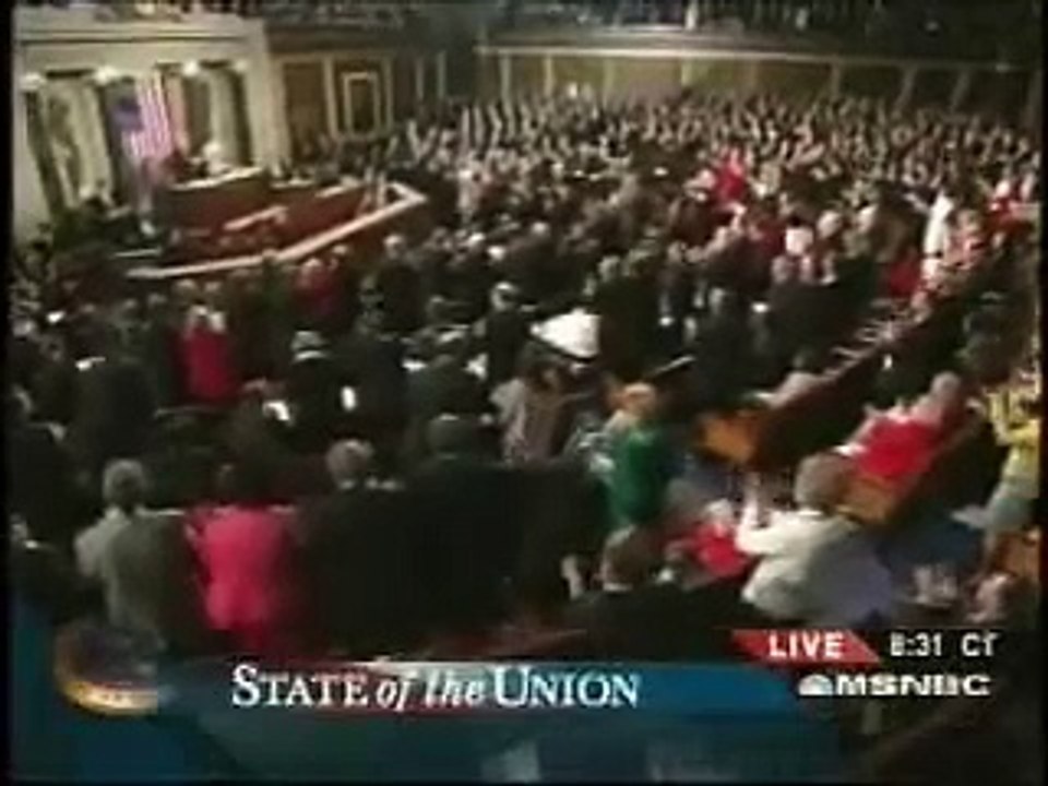 Dick Cheney Smirking During State of the Union Address