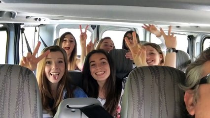 Ambiance sur la route de la finale 2015 à Clermont Ferrand ( le 08/05)