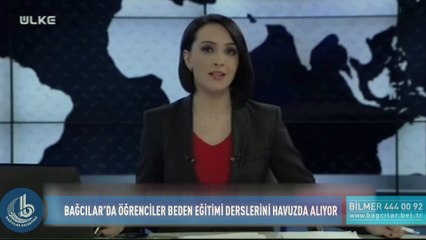 ÜLKE TV BAĞCILARLI ÖĞRENCİLER YÜZME ÖĞRENİYOR