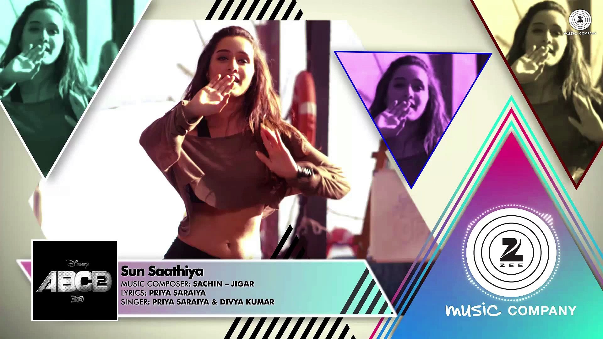 ♫ Sun Saathiya -|| Full Song ||- Film Disney's ABCD 2 , Starring Varun  Dhawan , Shraddha Kapoor , - Full HD - Entertainment City - video  Dailymotion