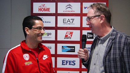 Pre-game interview: Coach Giannis Sfairopoulos, Olympiacos Piraeus