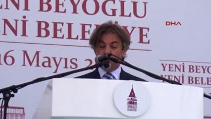 Erdoğan Beyoğlu Belediyesi'nin Yeni Binasını Açtı, O Tuğrayı İnceledi