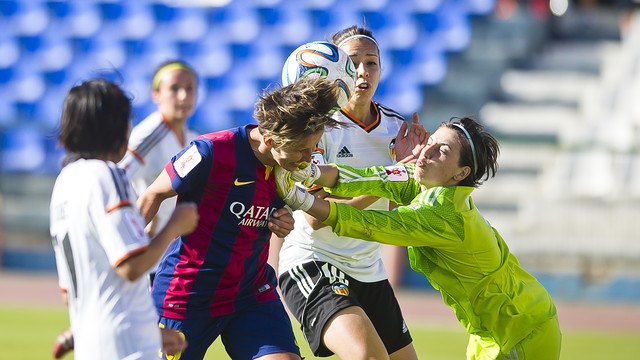 FCB Femení: FC Barcelona - València, 0-1 (Copa de la Reina, seasson 2014/15)