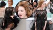Emma Stone Almost Suffers Wardrobe Malfunction At Cannes