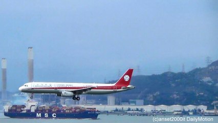 Hong Kong Airport Spotting. Sichuan Airlines, Shanghai Airlines, China Ailrlines