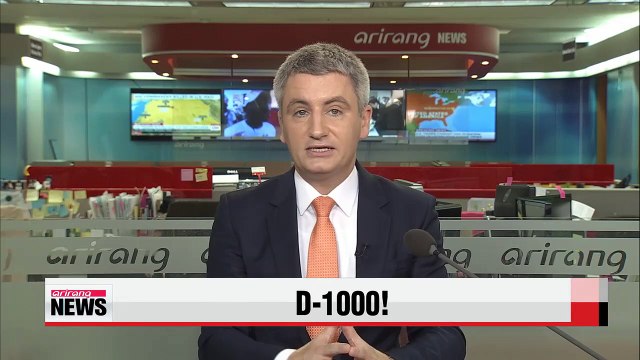 Korea marks 1000 days to go until 2018 Pyeongchang Winter Olympics