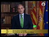 Francisco Camps. Discurs de Cap d'Any del President de la Generalitat Valenciana