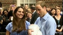 Prince William and Kate Middleton's Baby Makes 1st Public Appearance Outside St. Mary's Hospital