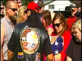 Bikers pay tribute to local fallen Marine