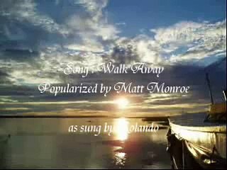Matt Monro 's WALK AWAY - cover