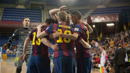 Télécharger la video: FC Barcelona 4–3 Aspil Vidal Ribera Navarra (play-off LNFS)