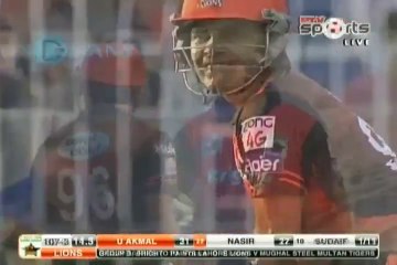 Download Video: Umar Akmal 95 runs Lahore Lions vs Multan Tigers 2015 Highlights