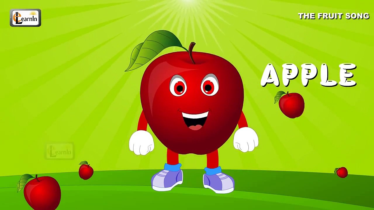 B1OO 3~ The Fruit Song   Learn fruits   Learning Songs for Children