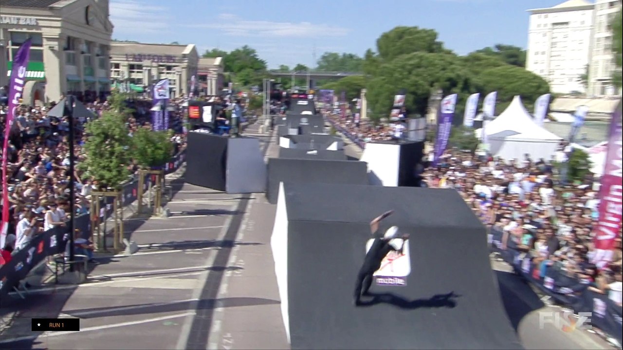 1st - Qualif Roller Slopstyle - Joe ATKINSON - FISE World Montepellier 2015