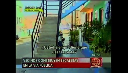 Lima: Dueños de construcciones ilegales en vía pública se pronuncian