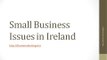 Small and Medium Enterprises (SMEs) in Ireland-Some Common Problems