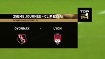 TOP14 - Oyonnax - Lyon: Essai Deon Fourie (LYO) - J25 - Saison 2014/2015