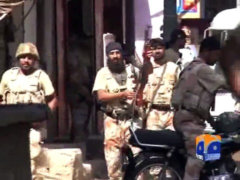 Four BLA terrorists killed during Rangers operation in Karachi-Geo Reports-16 May 2015