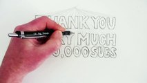 How to Draw a Thank You Card: 100,000 Subscribers