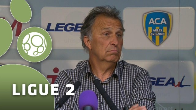 Conférence de presse AC Arles Avignon - US Orléans (4-1) : Victor ZVUNKA (ACA) - Olivier FRAPOLLI (USO) - 2014/2015