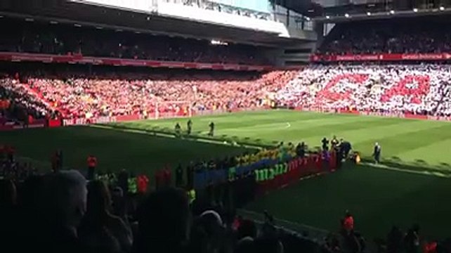 Steven Gerrard Walks Out At Anfield For The Last Time...
