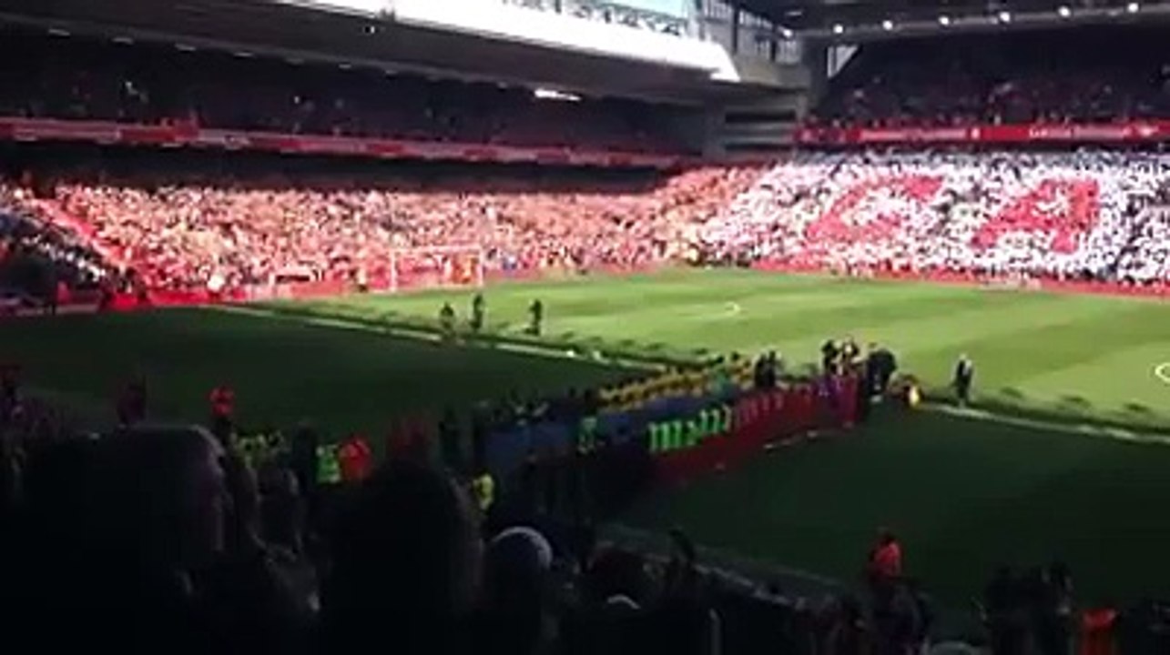 Steven Gerrard Walks Out At Anfield For The Last Time