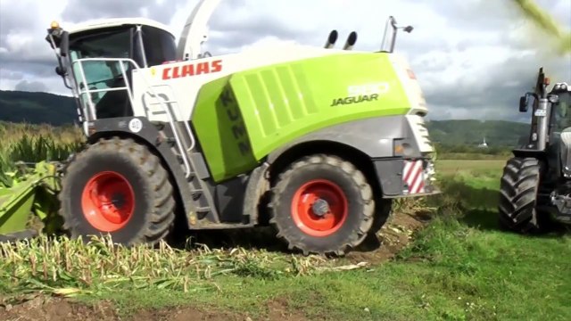 Maishäckseln mit Claas Jaguar 980 + 3x Fendt 936 Black Beauty's - Agrartechnik HD